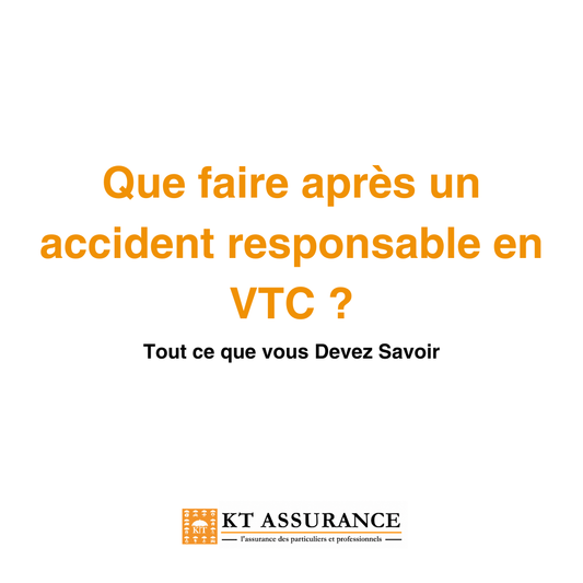 Que faire après un accident responsable en VTC ?